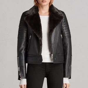 ALL SAINTS PERKINS LUXE BIKER JACKET